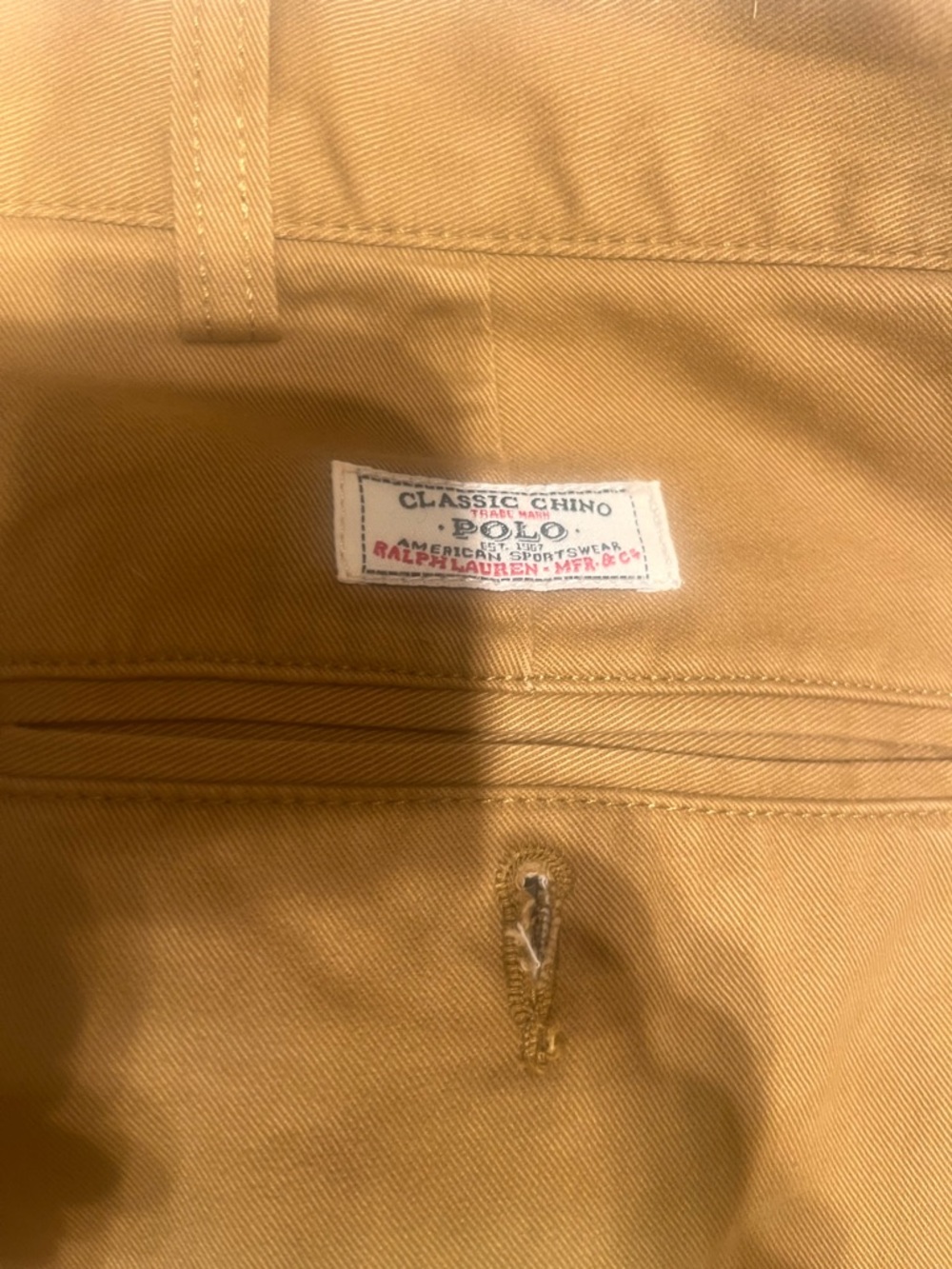 Ralph Lauren Camel men’s dress pants/worn once/dry cleaned 38/34 - Picture 8 of 8